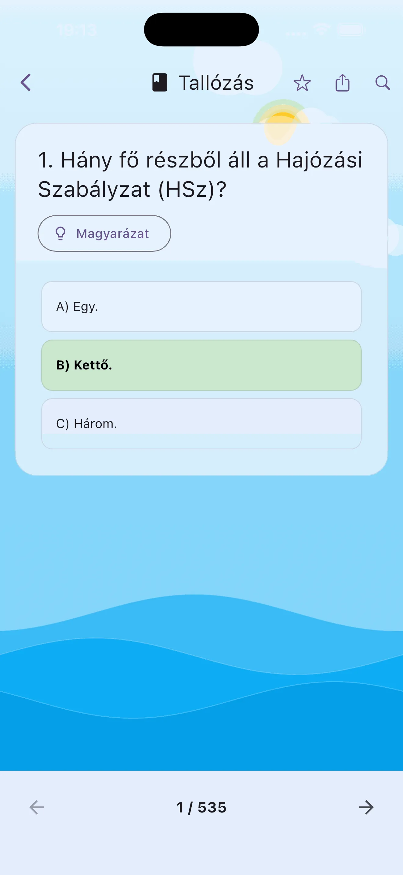 Hajóra fel! app – okos algoritmus gyenge területek azonosítására