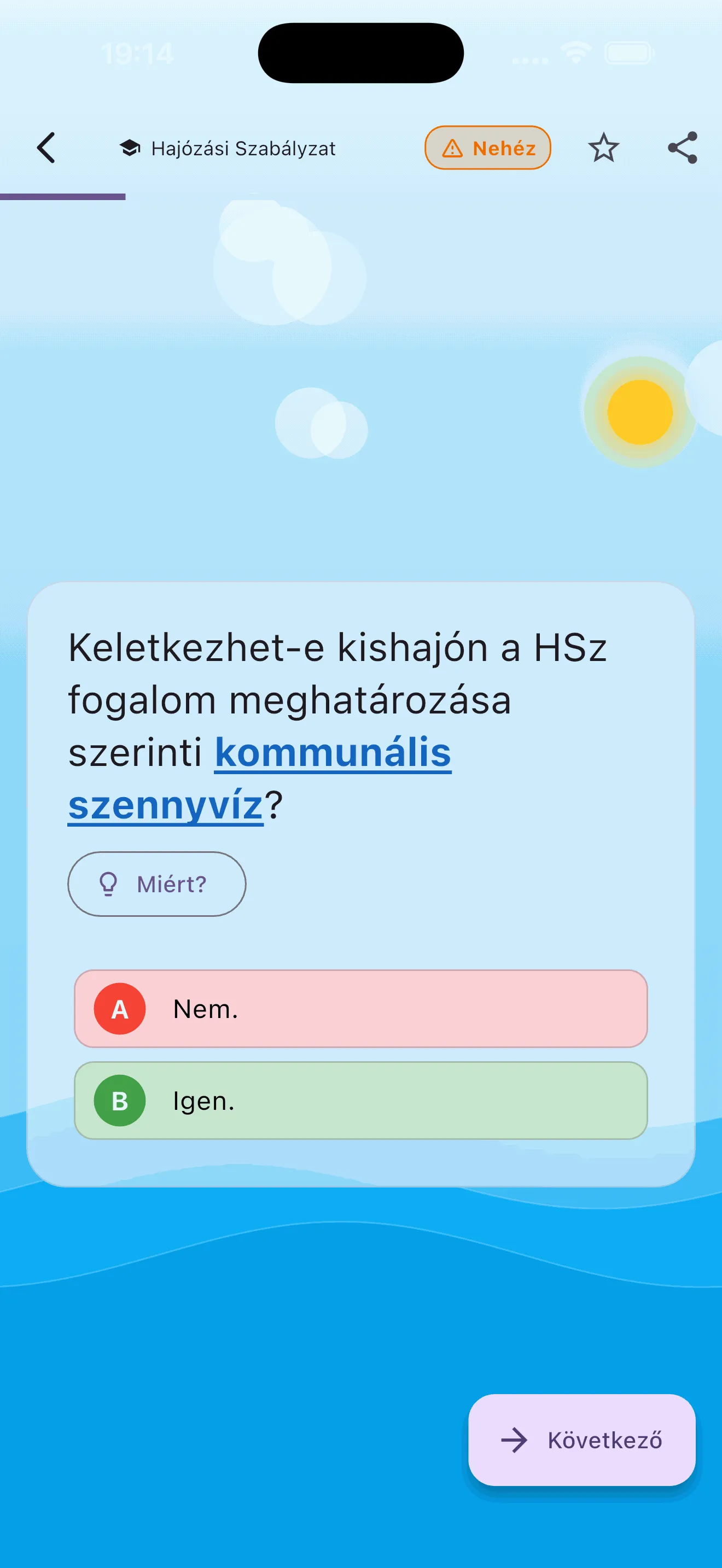 Hajóra fel! app – offline mód és beállítások